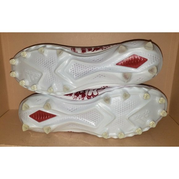 Adidas Freak 22 Big Mood DSG SM Football Cleats Men's Sz 9 White Red GZ6901 - Picture 10 of 10